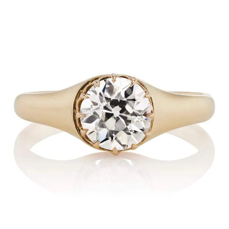 vintage engagement rings for women with diamonds and rubies-Jeremiah