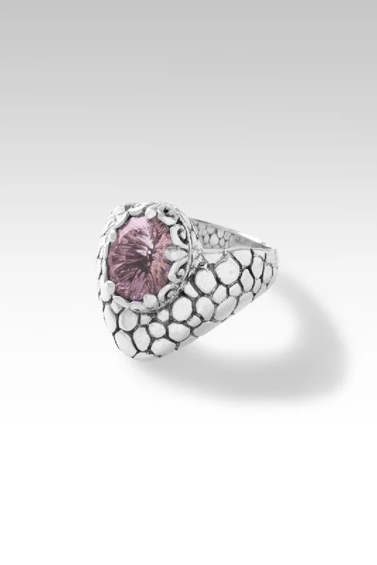 women’s rings with sapphires and diamonds for engagement for men-Keep Dreaming Ring™ in Pink Cashmere™ Mystic Quartz