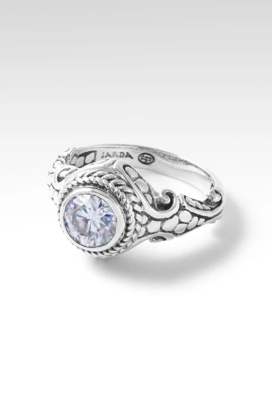 women’s engagement rings with diamonds and sapphires for engagement rings-Love One Another Ring II™ in Moissanite