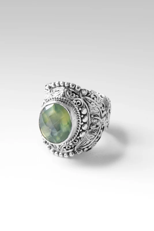 women’s wedding rings with sapphires for wedding rings-Treasure Ring™ in Prehnite