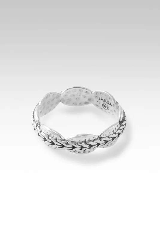 platinum rings for men with sapphires for wedding engagement-Mighty in Power Ring™ in Chainlink