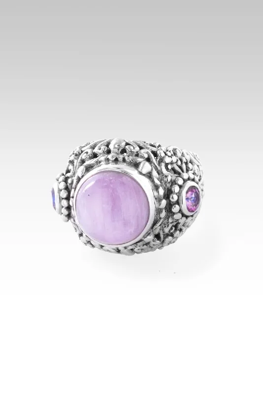 men’s wedding bands with sapphires for wedding bands and rings-Nurturing Soul Ring™ in Kunzite