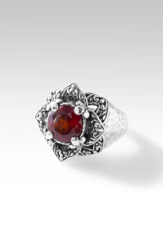 women’s rings with sapphires and rubies for wedding rings for men-Season of Hope Ring™ in Hessonite Garnet