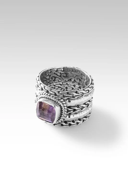 men’s wedding bands with sapphires for wedding bands and rings-Soul's Journey Ring™ in Ametrine