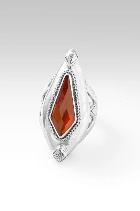 men’s custom rings with sapphires for wedding bands-Spiritual Evolution Ring II™ in Carnelian