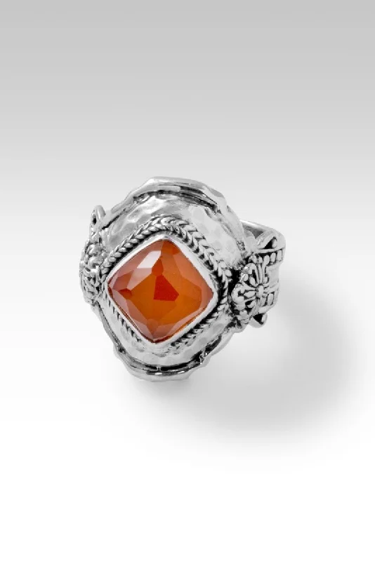 women’s engagement rings with sapphires for wedding bands-Spiritual Growth Ring™ in Carnelian