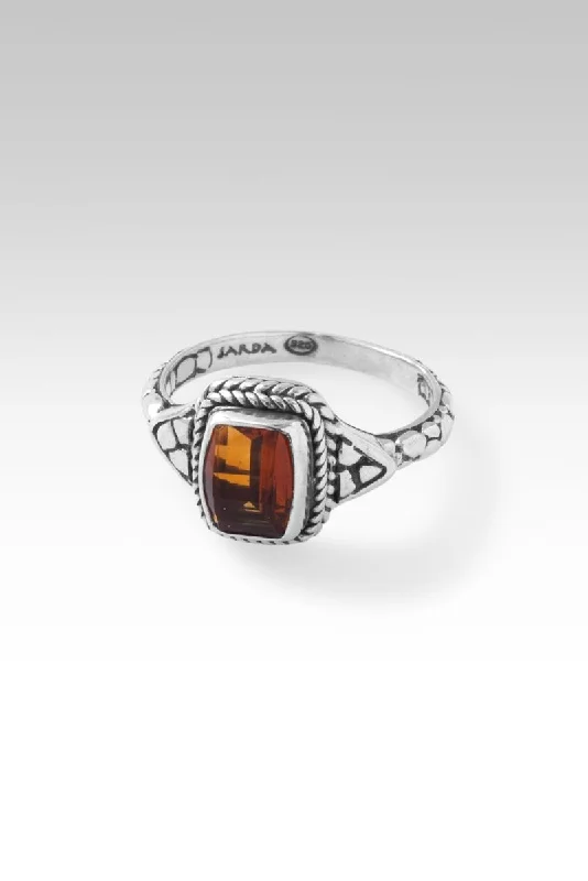 custom wedding rings with sapphires and diamonds for wedding bands-Joyful Expectation Ring™ in Madeira Citrine