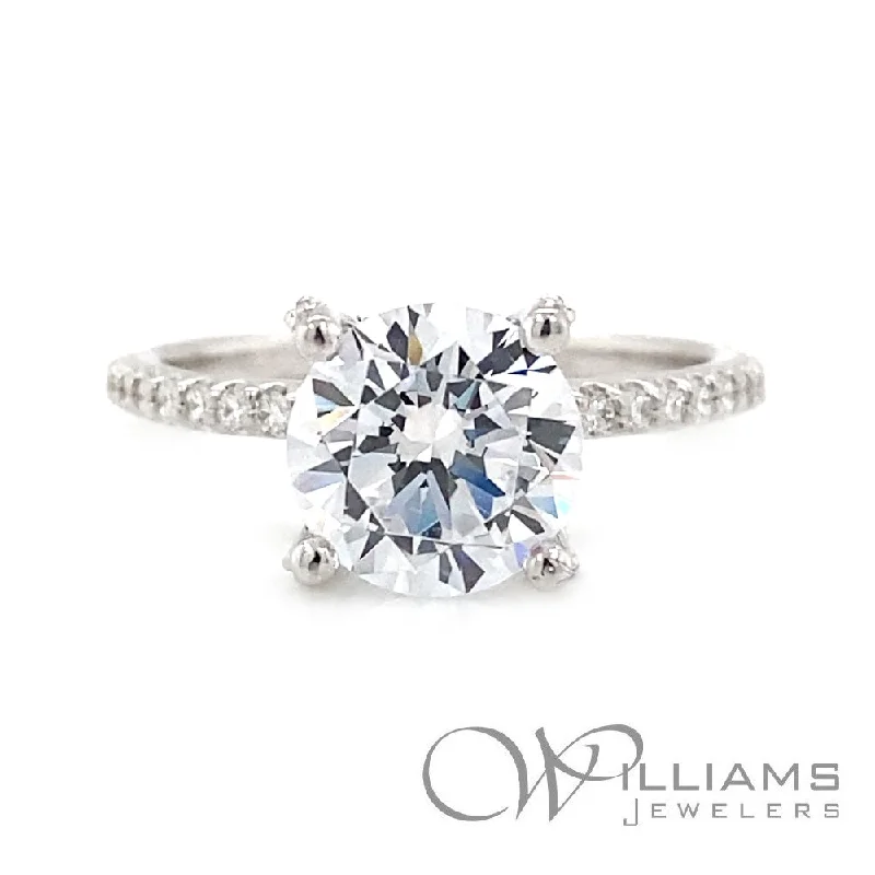 men’s rings with sapphires for wedding rings for women-Williams Signature 14 Karat Diamond Engagement Ring