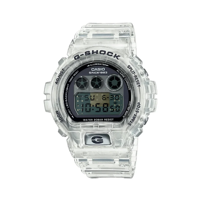 waterproof sport watches for men with real-time activity tracking -Casio G-SHOCK Unisex 50mm Digital Watch DW6940RX-7D