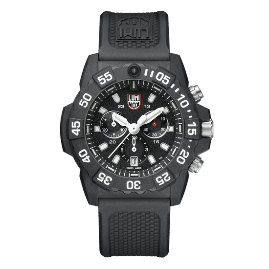 women’s watches with simple, timeless designs and interchangeable bands -Luminox Navy SEAL 45mm Quartz Chronograph Watch XS.3581