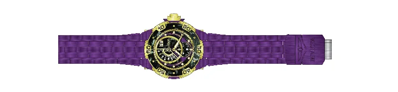 women's watches with high-quality stainless steel bands and diamond accents -Band For Invicta Carbon Hawk 38452