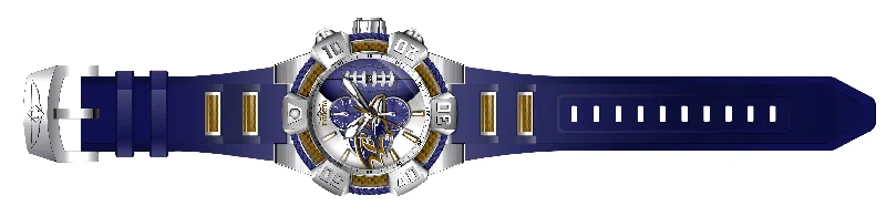 watches for men with classic leather straps and bold digital features -Band For Invicta NFL 41580