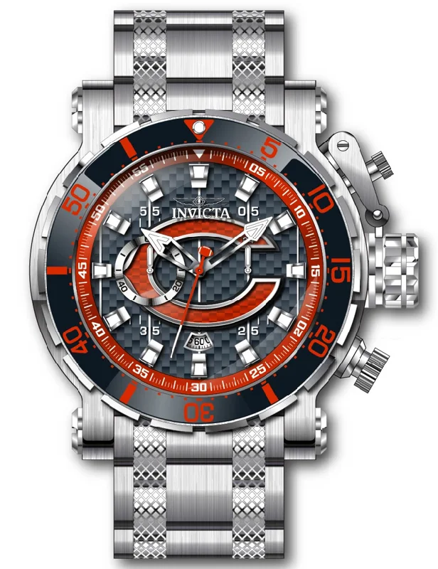 sport watches for women with heart rate, step tracking, and GPS navigation -Band For Invicta NFL 41608