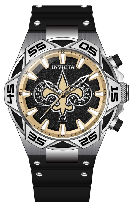 high-end digital watches for women with GPS and fitness features -Band For Invicta NFL 41777