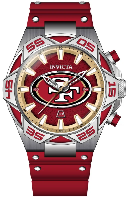 men's watches with precision movement and eco-friendly straps -Band For Invicta NFL 41781