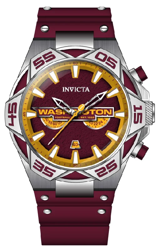 men’s watches with digital chronographs and rugged construction -Band For Invicta NFL 41785