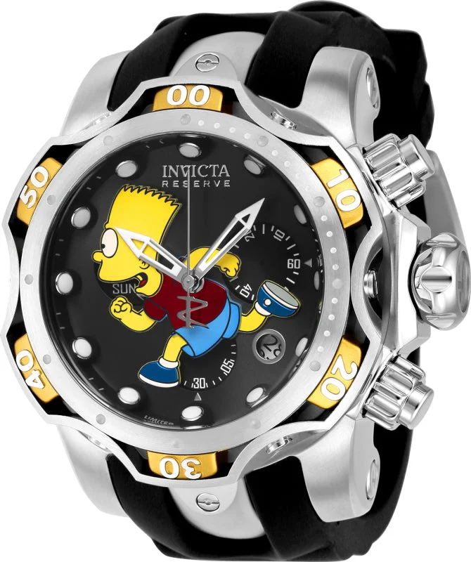 luxury watches for men with solar-powered movement and sleek bands -Band For Simpsons 39019