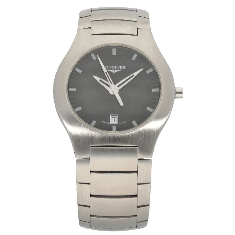 men's watches with classic designs and modern, durable materials -Longines Oposition L3.617.4 36mm Stainless Steel Watch