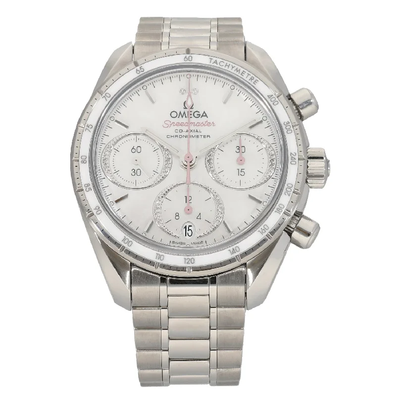 luxury women’s watches with leather straps and minimalist designs -Omega Speedmaster 324.30.38.50.55.001 38mm Stainless Steel Watch