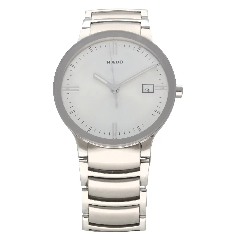 luxury watches for women with timeless designs and fine craftsmanship -Rado Centrix 115.0927.3 38mm Stainless Steel Watch