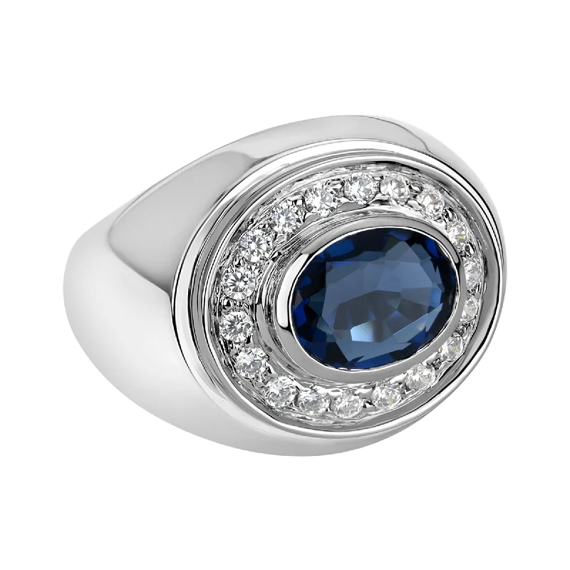 women’s engagement rings with diamonds and sapphires for engagement bands-Ring - Cubic Zirconia