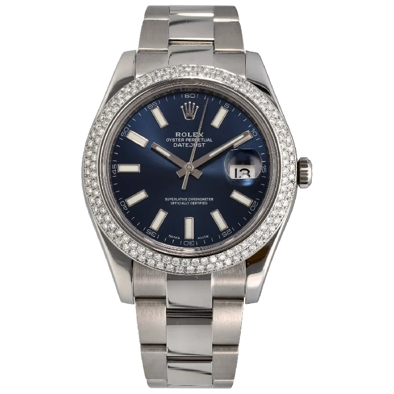 women’s watches with elegant designs and advanced fitness tracking -Rolex Datejust II 116300 41mm Stainless Steel Watch