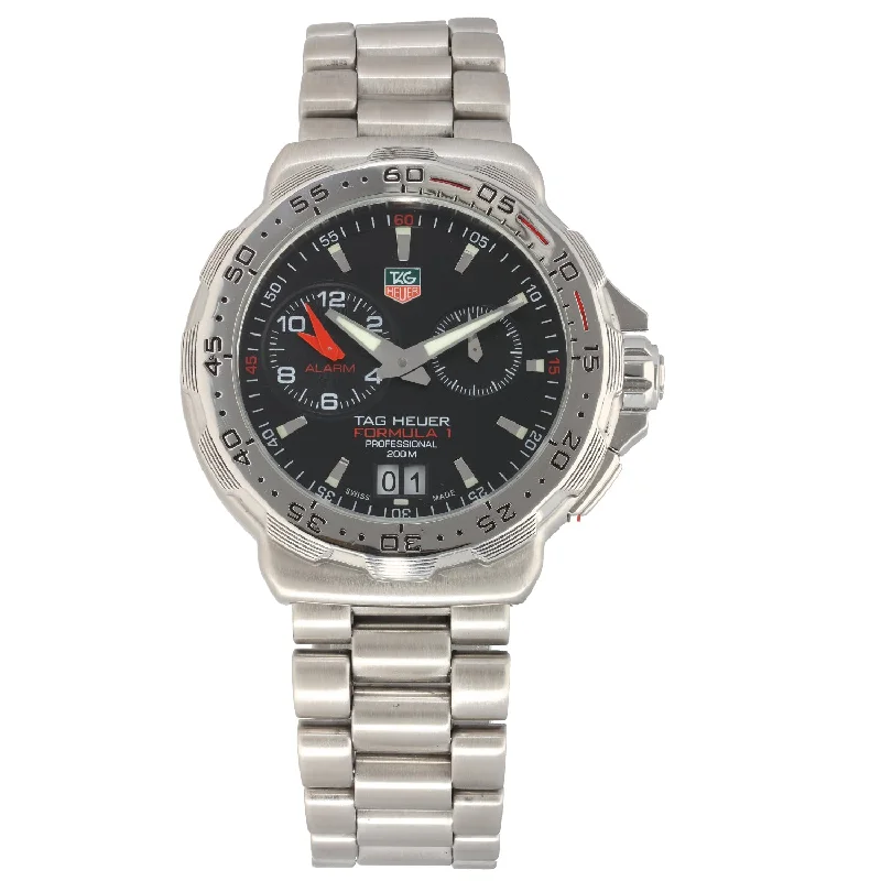 men’s watches with sleek designs and durable ceramic cases -Tag Heuer Formula 1 WAH111C 41mm Stainless Steel Watch